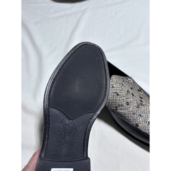 $598 John Varvatos Collection Made in Italy Snakeskin Leather Loafers 9.5 main image 5